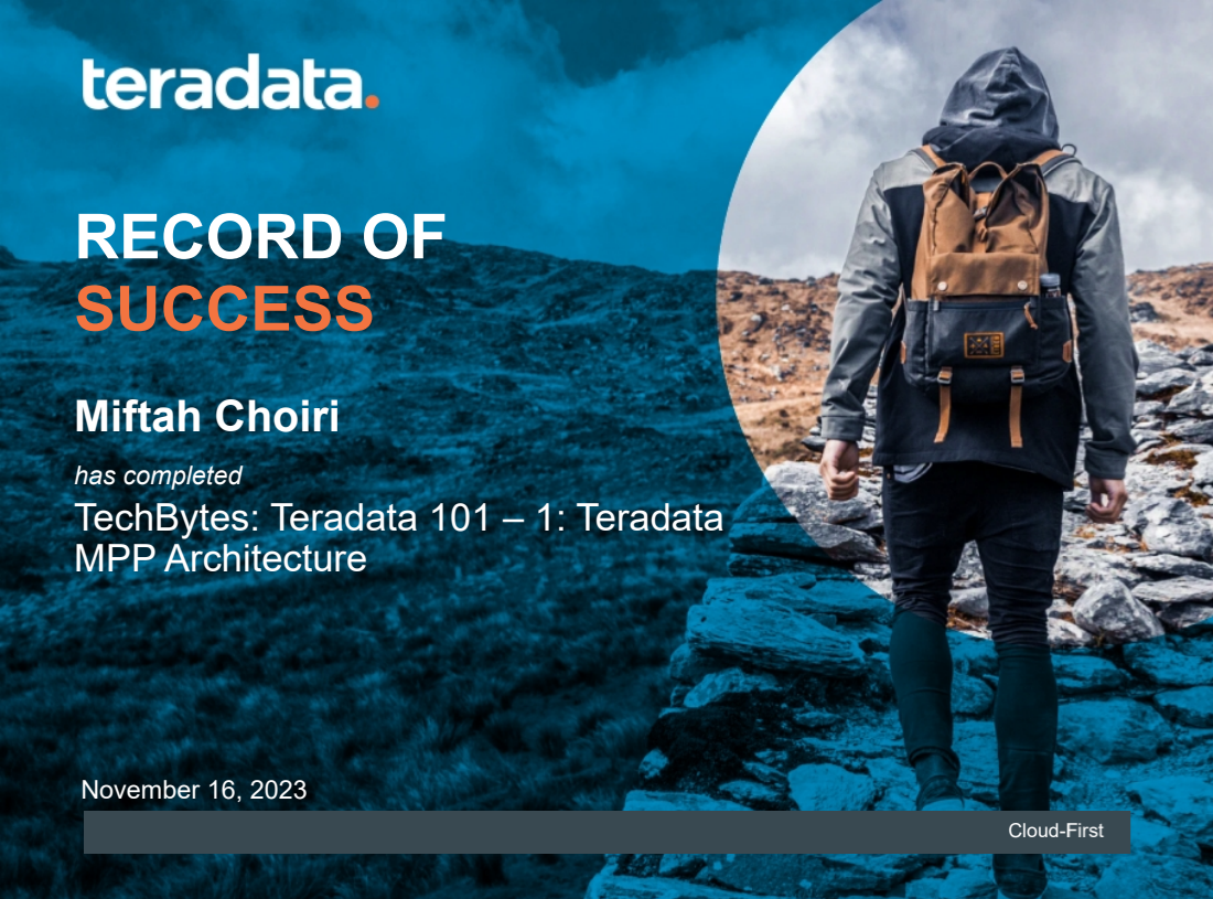 TechBytes: Teradata 101-1 MPP Architecture - issued by Teradata