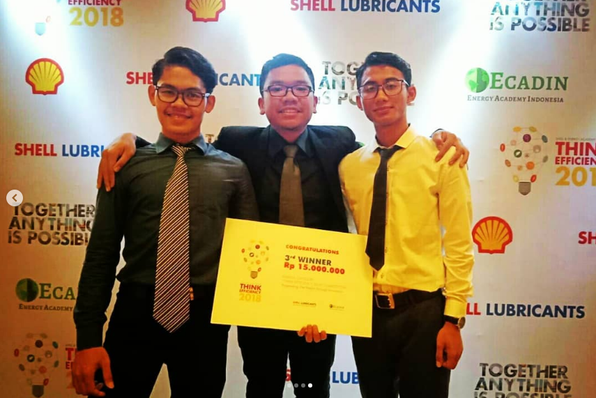 3rd Winner of Shell Think Efficiency 2018 - Sponsored by Shell Energy Company